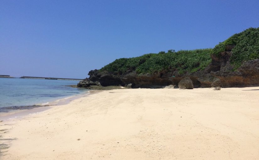 伊江島のビーチは美しい